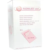 Rudavlies Verbandpflaster 15 cm x 10 cm steril 50 St.