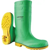 Dunlop Acifort Gummistiefel Grün/Gelb 42