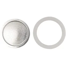 Cucina di Modena Ersatz-Aluminium-Sieb für 9-Tassen-Espressokocher