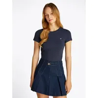 Tommy Jeans T-Shirt TJW SLIM C-NECK TEE mit Logo-Stickerei