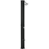 35-liter-solardusche Für Den Außenbereich, Ideal Für Garten, Strand Und Pool, Mit Integriertem Duschkopf Und Wasserhahn, Warm- Und Kaltwasser (max. 55 °c), Pvc/abs, Maße: 17,5 X 14,5 X 216 Cm (l X B X