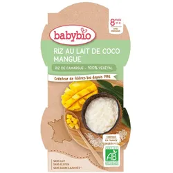 Babybio Reis MIT Kokosmilch Mangel ab 8 Monate