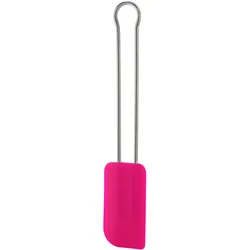 Teigschaber RÖSLE "Pink Charity Edition", pink (pink, silberfarben), B:5cm H:1cm, Edelstahl 18/10, Silikon, Küchenpaletten, Teigspachtel, Silikon, pink, Edelstahlgriff, spülmaschinengeeignet