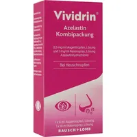 Bausch + Lomb Vividrin Azelastin Kombipackung bei Heuschnupfen & Allergien