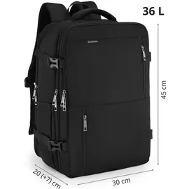 CELIMS Reiserucksack Schwarz