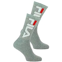 Fila Herren F9598 Uni Socken, Grau, 39-42 EU