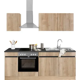 OPTIFIT Küchenzeile Roth 210 cm beige