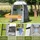 Skandika Duschzelt Camping Grau/Silber