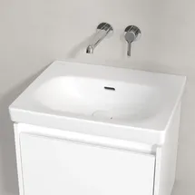 Villeroy & Boch Villeroy und Boch Skyla Waschtisch 5A5157RW 55x44,5cm, ohne Hahnloch, mit Überlauf, Stone White C+