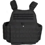 Mil-Tec Plate Carrier, Weste Schwarz