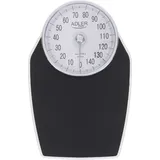 Adler AD 8177 Mechanische Personenwaage 150kg Schwarz Kalibrierknopf - Schwarz