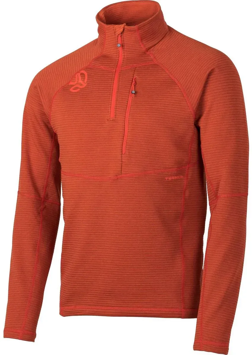 Ternua Momhill 1/2 Zip M deep ginger/orange.com (0031) XL