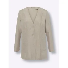 Classic Basics Sieh an! Blusenblazer Longblazer Langarm braun 38