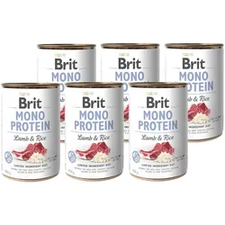 BRIT Care Mono Protein Lamb & Rice 6 x 400g
