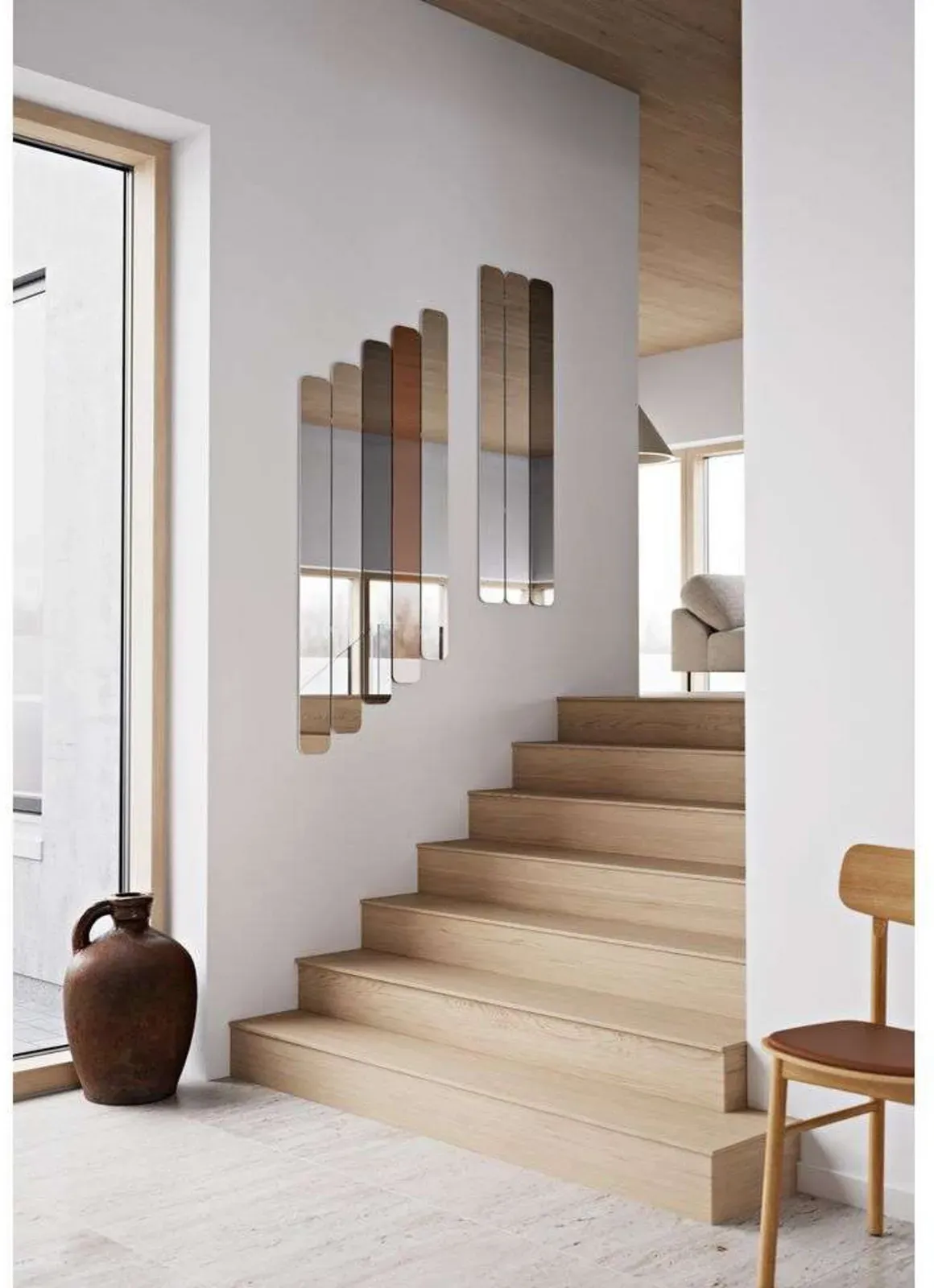 Spiegel Woud, Grau, Glas - 36 - 115