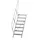 Günzburger Aluminium Treppe 45° 0 cm Aluminium