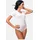 Evoni Body Kurzarm Weiß M