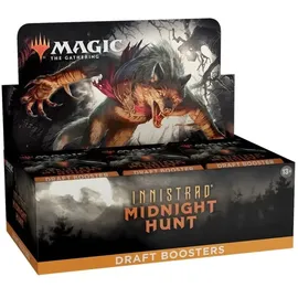 Wizards of the Coast Magic: the Gathering Innistrad: Midnight Hunt Draft Booster Box Zubehör, Mehrfarbig