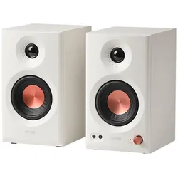 Edifier MR3 Bluetooth kompakte 2.0 Studiomonitore (36 Watt), Weiß