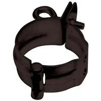 Inefa Rohrschelle DN 50 Dunkelbraun für Schraubmontage