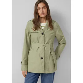 s.Oliver Wasserabweisender Trenchcoat im Slim Fit - grün - 32