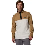 Columbia Steens Mountain Half Snap Fleece Schwarz / Beige / Braun L