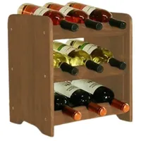 Proregal Weinregal 36 x 34,4 x 26,5 cm Braun