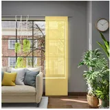 Neutex for you! Schiebegardine Libre-ECO (1 St), Paneelwagen, halbtransparent, Jacquard, nach Maß gelb 60 cm x 265 cm