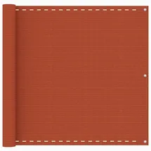 vidaXL Balkonverkleidung 90 x 400 cm Orange Polyethylen