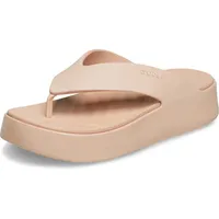 Crocs Herren Getaway Platform Patent Flip Flip, Pink Caramel, 34/35 EU - 34/35 EU