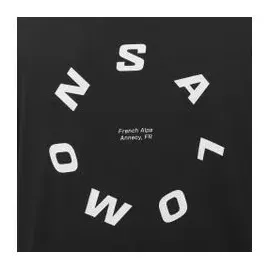 Salomon Round Logo Graphic T-Shirt schwarz S