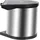 Relaxdays Einbaumülleimer 8 l Schwarz/Silber