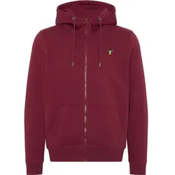 CHIEMSEE Hoodiejacke mit großem Backprint, Tibetan Red, S