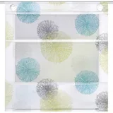 Heine Home fashion MAGNETROLLO BAMBUSOPTIK Rawlins, Polyester, BLAU GRÜN, 130 X 80 cm
