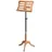 Classic Cantabile Notenpult Holz Orchesterpult, Notenständer, Höhe 93 bis 134 cm einstellbar braun