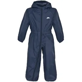 Trespass Button Regenanzug Unisex Navy Blue 24 Monate-3 Jahre