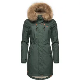 Ragwear Winterparka Tawny braun / dunkelgrün S