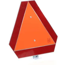 Wiltec Warntafel für langsame Fahrzeuge bis 40 km/h 40 x 40 cm