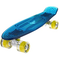 Ridge Skateboard Blaze Mini Cruiser , blau/gelb, 55 cm