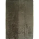 KADIMA DESIGN Kurzflorteppich, Waschbar ISAR einfarbig, Grün, 120 x 160 cm