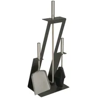 Lienbacher Kamingarnitur Edelstahl 24 cm x 61 cm x
