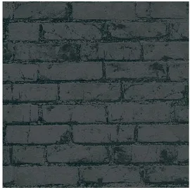 Living Walls Vliestapete High Rise 0,53 x 10,05 m 1 St Schwarz/Silber 907882