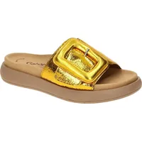 Gabor 43.751 Damenschuhe - bequeme Pantoletten gelb Freizeit NEU - Gelb - 41