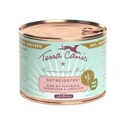 Terra Canis Getreidefrei Adult 12x200g Huhn mit Pastinaken, Brombeeren & Löwenzahn