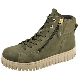 TAMARIS Damen Stiefelette Leder Wechselfußbett; OLIVE, EU