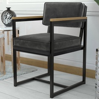 2er-Set Designer Stuhl | Samt | Grau | Hotelstuhl, Samtstuhl, Restaurantstuhl