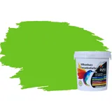 RyFo Colors Silikonharz Fassadenfarbe Lotuseffekt Trend Grüntöne Limettengrün 1l - bunte Fassadenfarbe, weitere Grün Farbtöne und Größen erhältlich, Deckkraft Klasse 1