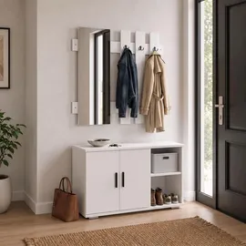 VCM Gados XL Diele 132x90x33 cm Weiß