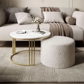 lookway LORI Beige Metall 70 x 49 cm