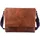GREENBURRY Newport Messenger Leder 35 cm braun
